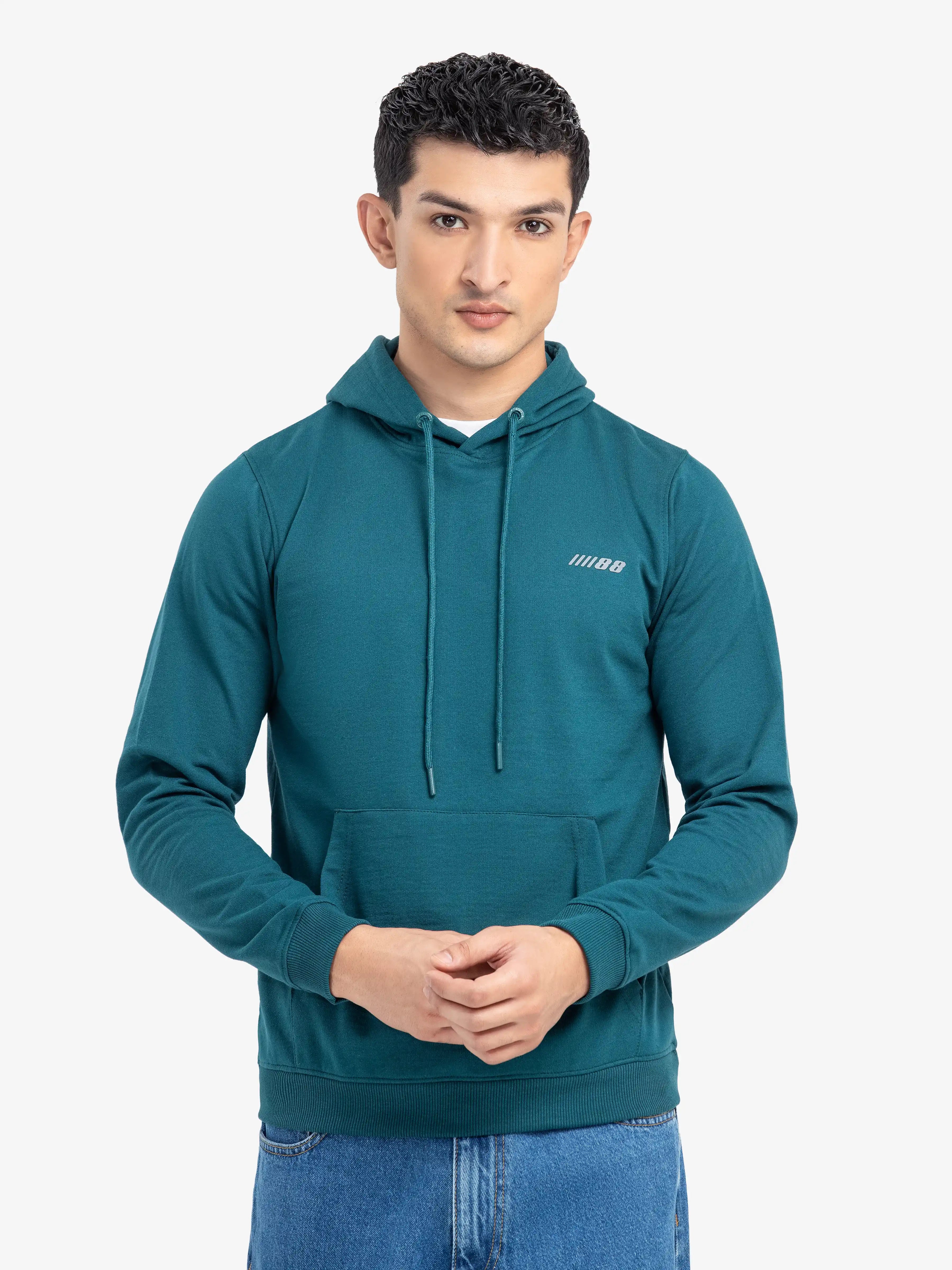 Men's Teal Hoodie - EMTH24-003