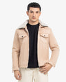 Men's Beige Jacket - EMTJ24-018