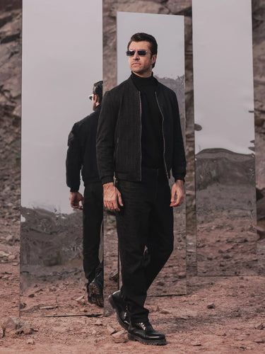 Men's Black Jacket - EMTJ24-022