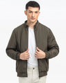 Men's Dark Olive Jacket - EMTJP24-020