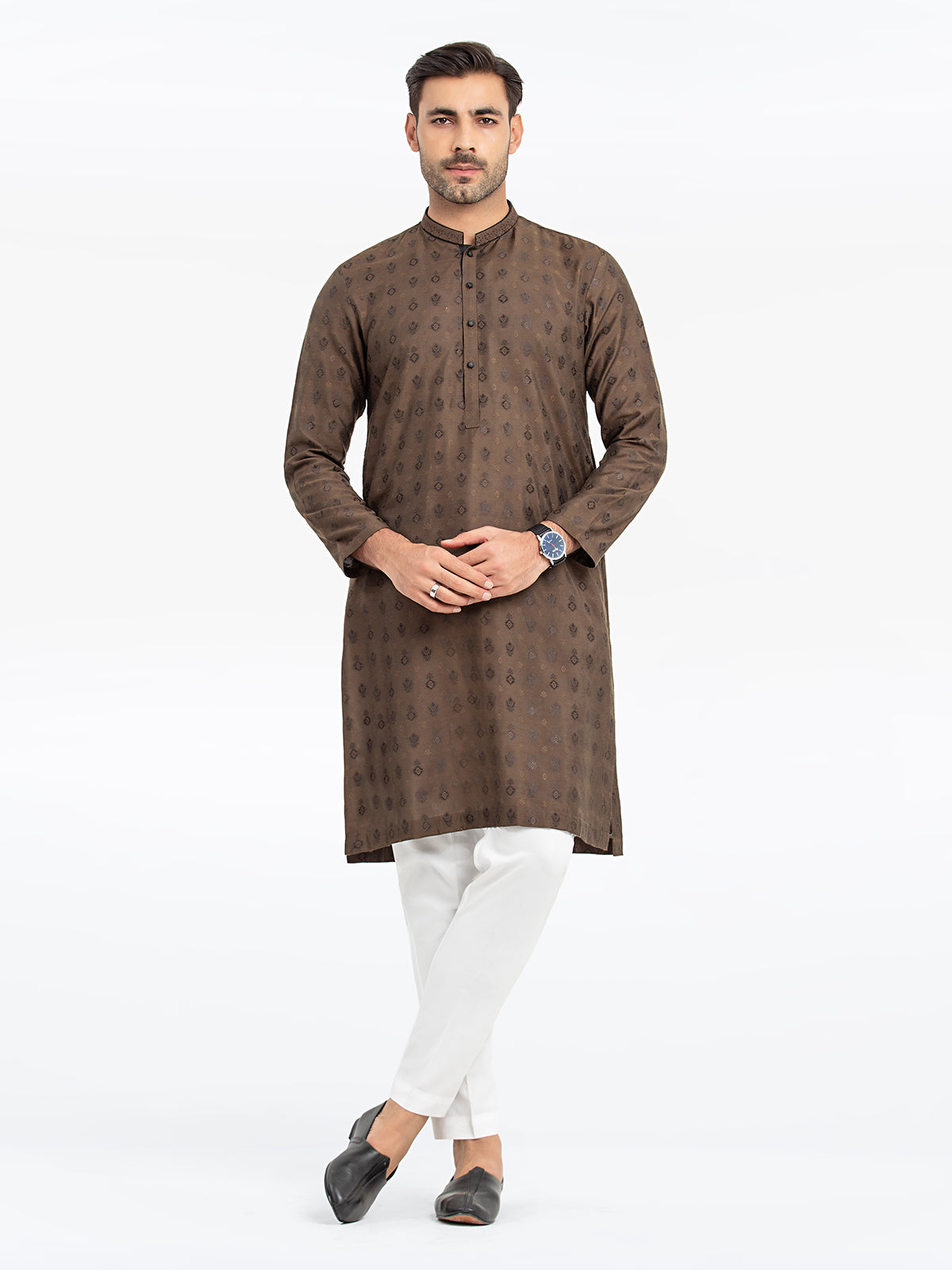 Men's Mehndi Kurta - EMTKC24-122