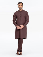 Men's Chocolate Brown Kurta Pajama - EMTKPT24-024