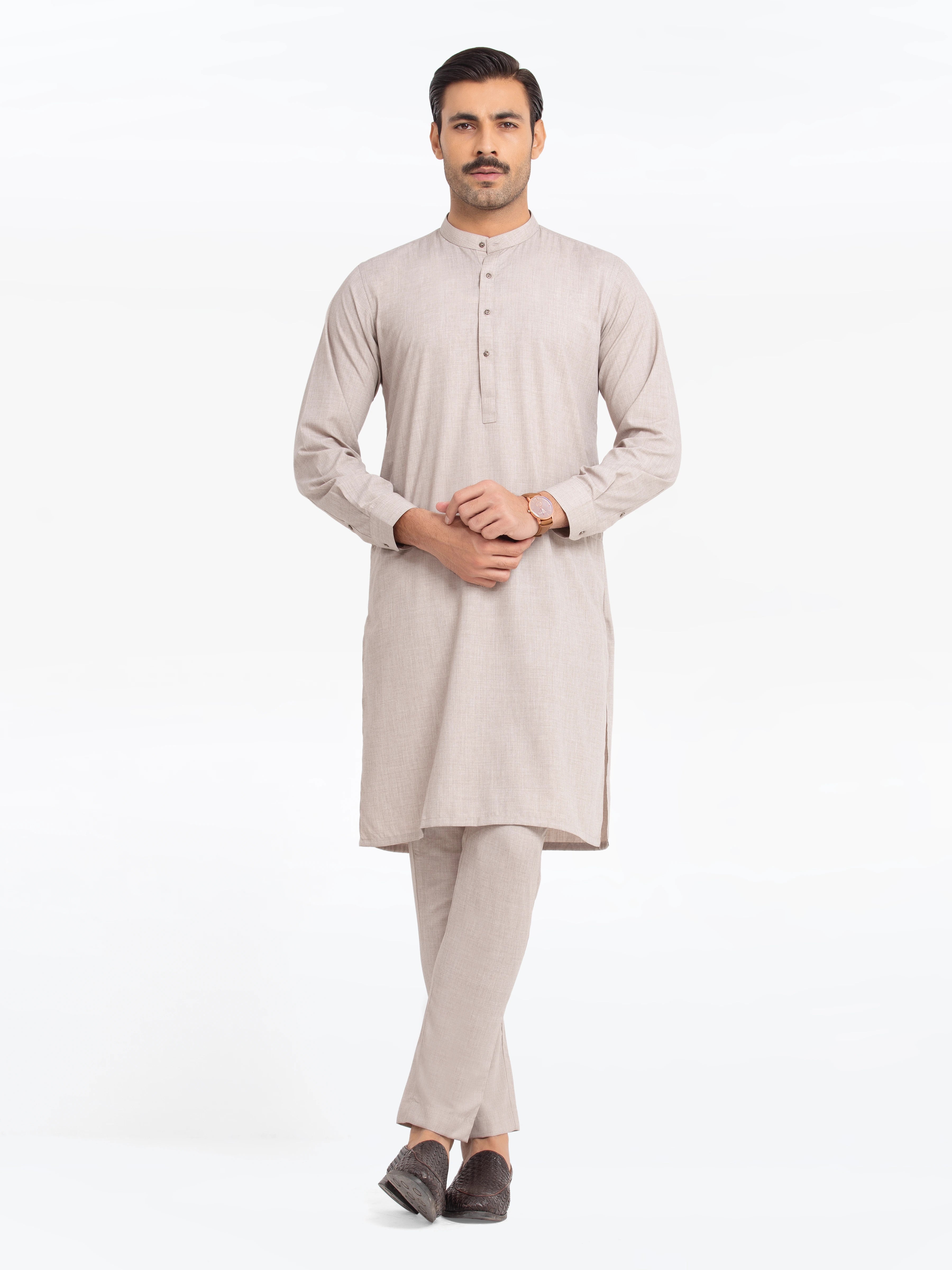 Men's Coffee Kurta Pajama - EMTKPT24-034