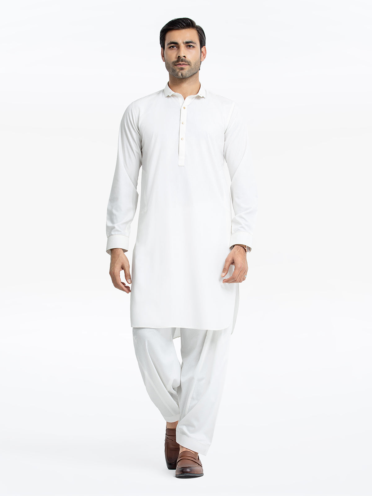 ednrobe Men 's White Kurta Shalwar Tailored - EMTKST24-99442 – edenrobe ...
