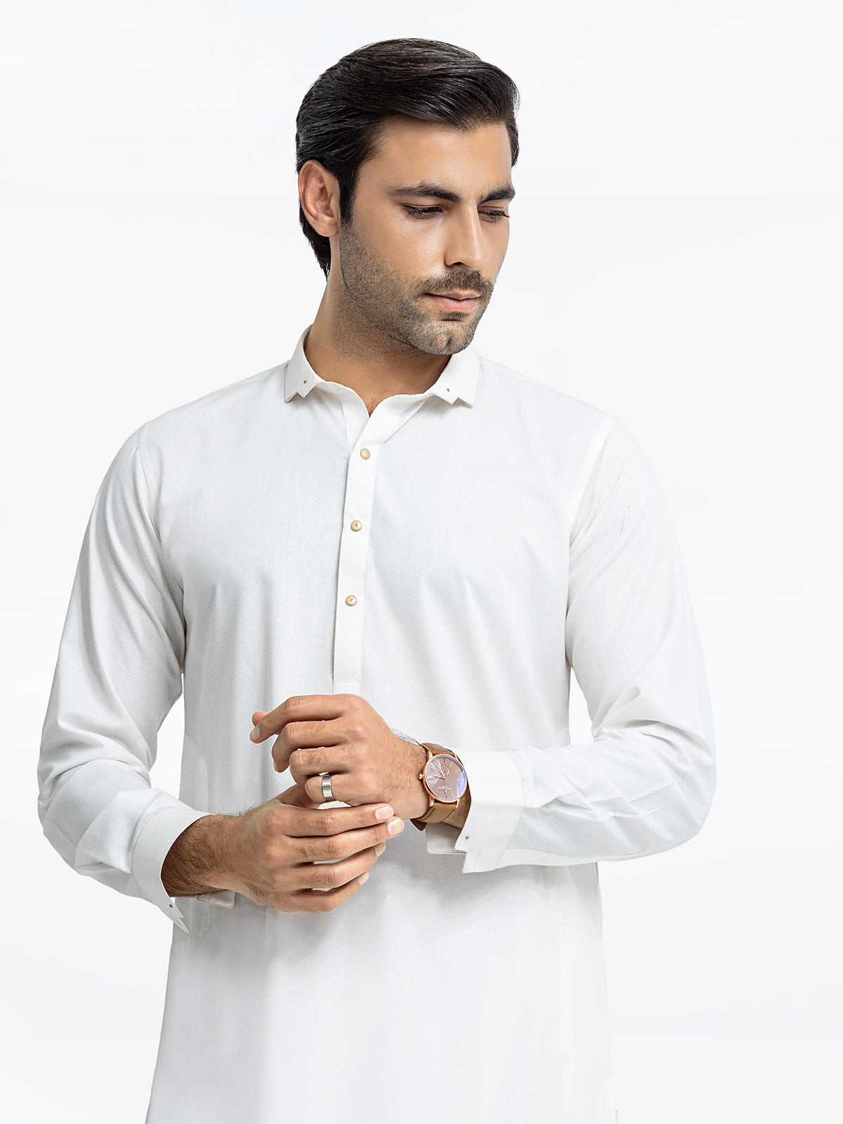 ednrobe Men 's White Kurta Shalwar Tailored - EMTKST24-99442 – edenrobe ...