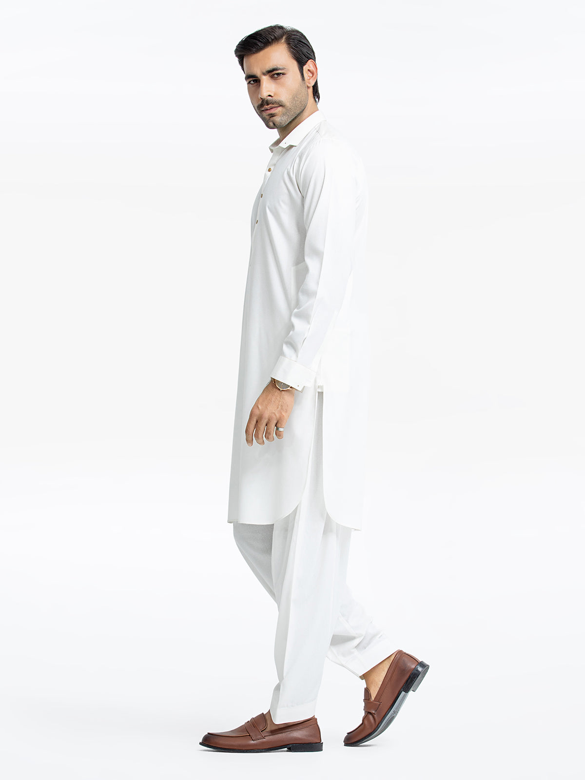 ednrobe Men 's White Kurta Shalwar Tailored - EMTKST24-99442 – edenrobe ...