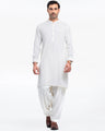 Men's Cream Kurta Shalwar - EMTKST25S-99500