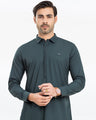 Men's Dark Green Kurta Shalwar - EMTKS24S-41116