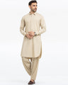 Men's Beige Kurta Shalwar - EMTKST24S-99470