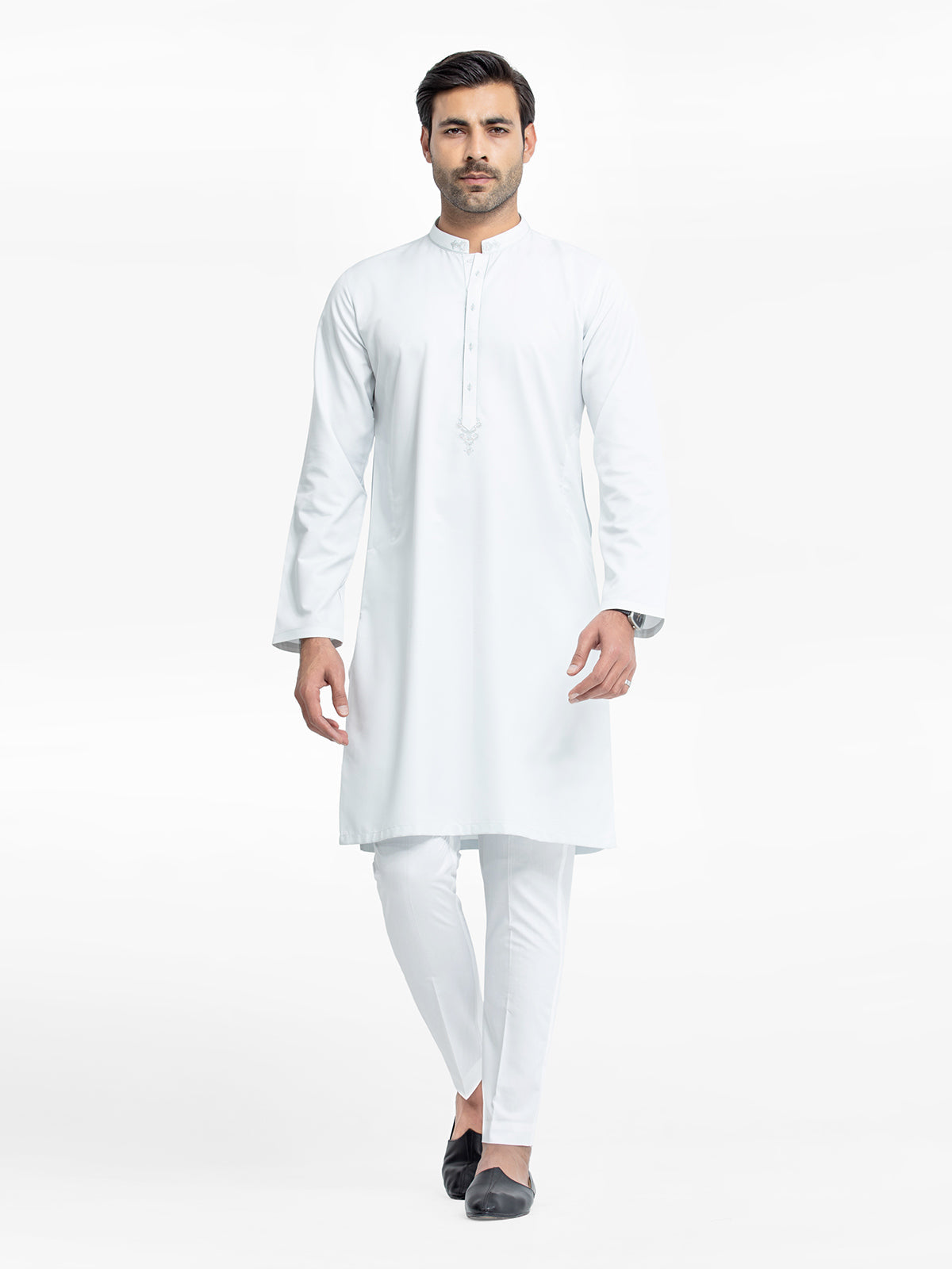 edenrobe Men's Ice Blue Kurta - EMTK24-99443 – edenrobe Pakistan