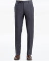 Men's Dark Grey Formal Pant - EMBPF24-15264