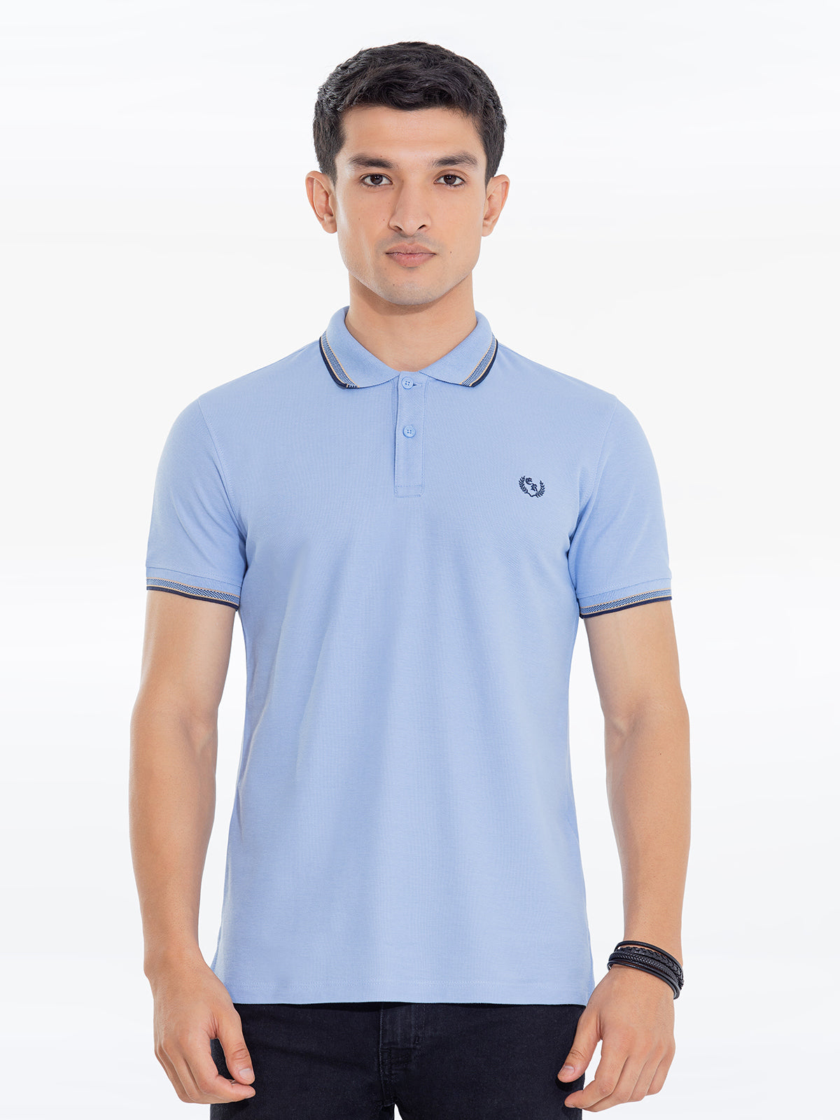 Men's Light Blue Polo Shirt - EMTPS24-026