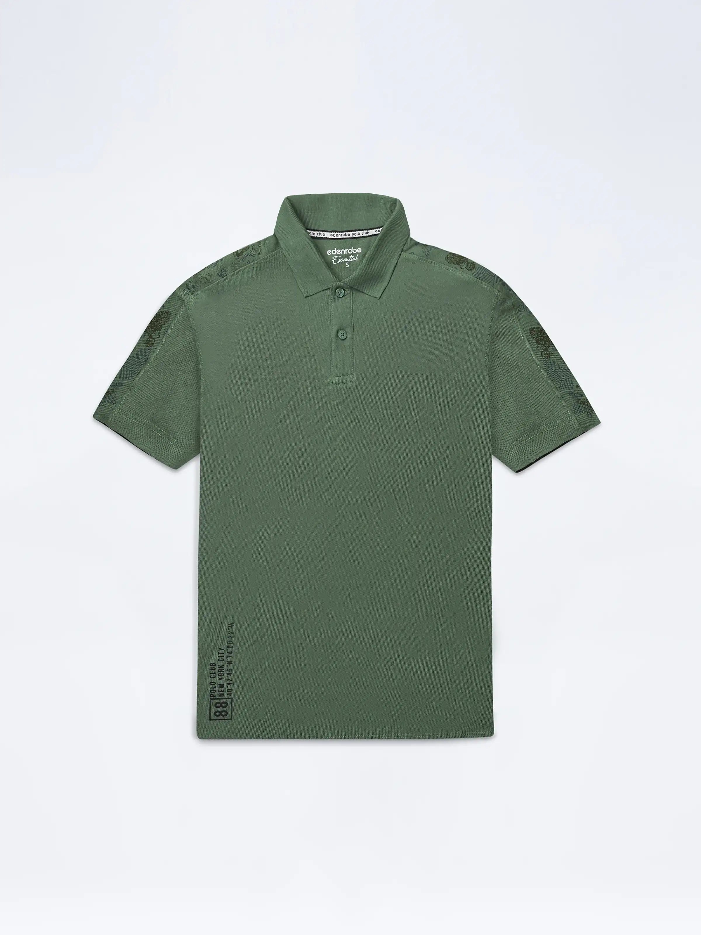 Men's Green Polo Shirt - EMTPS24-045