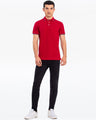 Men's Red Polo Shirt - EMTPS23-028