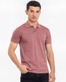 Men's Tea Pink Polo Shirt - EMTPS24-002