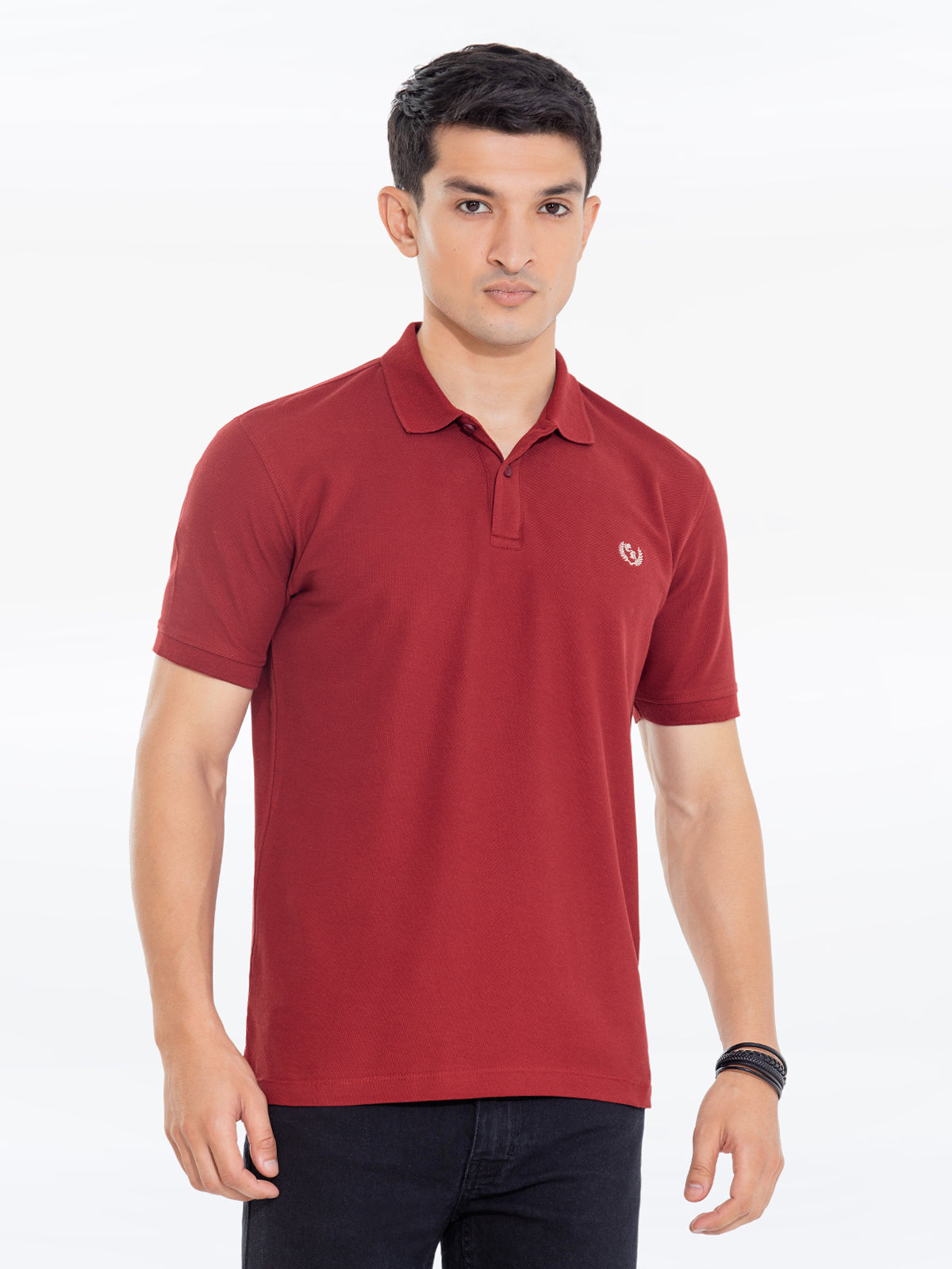 Men's Maroon Polo Shirt - EMTPS24-033