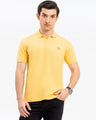 Men's Yellow Polo Shirt - EMTPS24-035