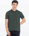 Men's Bottle Green Polo Shirt - EMTPS24-037