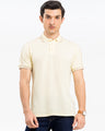 Men's Light Yellow Polo Shirt - EMTPS24-051