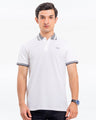 Men's White Polo Shirt - EMTPS24-055