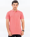 Men's Light Coral Polo Shirt - EMTPS24-064