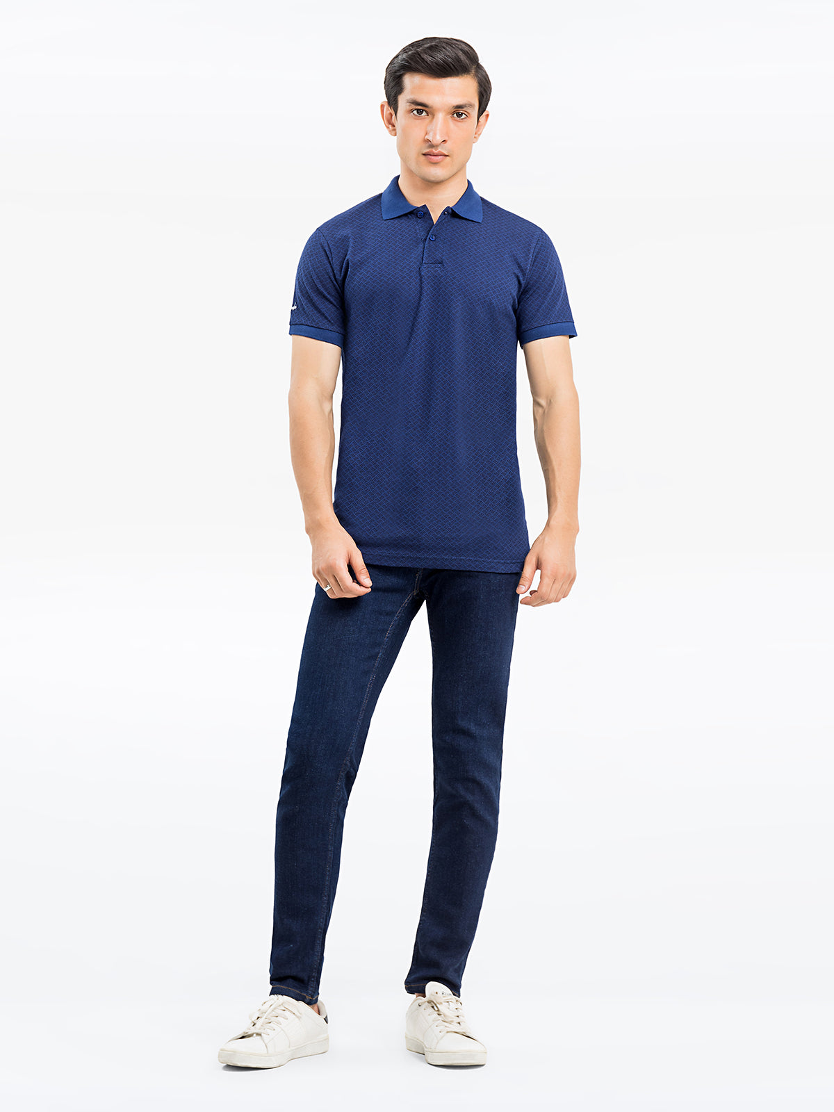 Men's Navy Blue Polo Shirt - EMTPS24-065