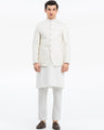 Men's Off White Prince Coat - EMTPC22-012