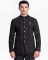 Men's Black Prince Coat - EMTPC24W-031