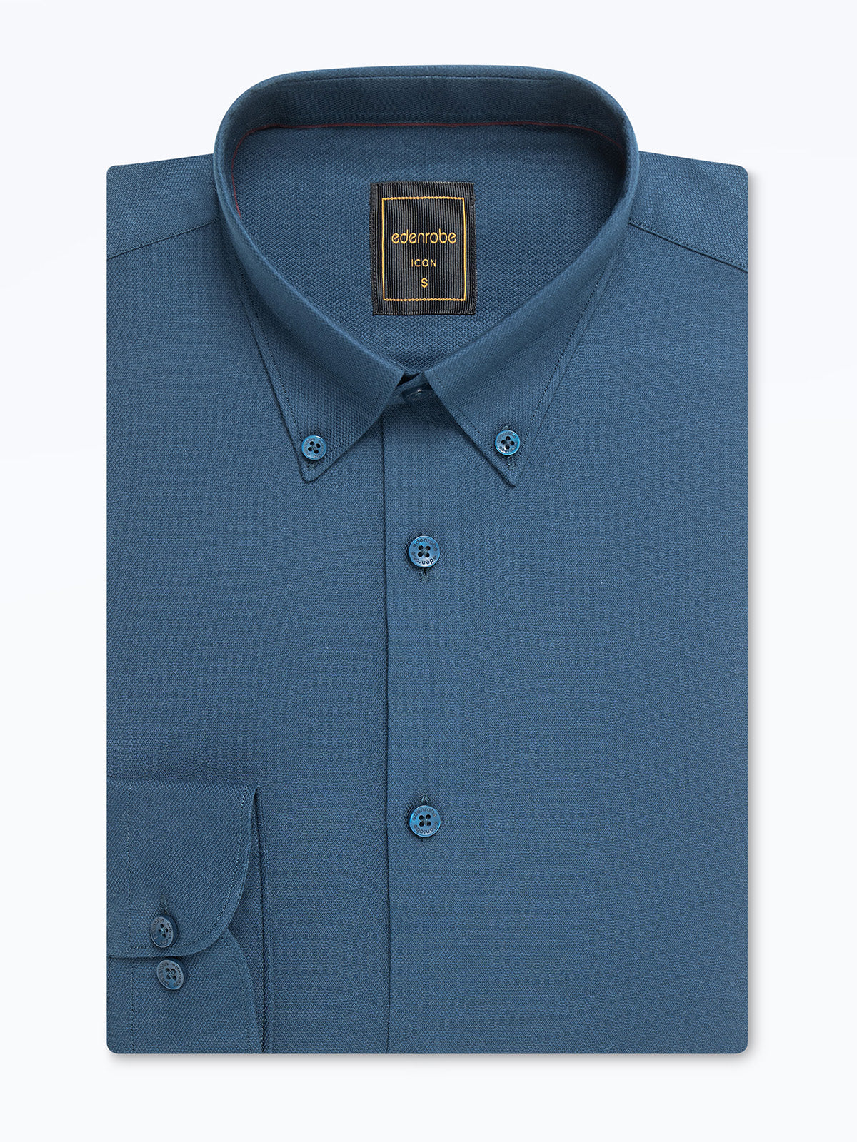 Men's Prussian Blue Shirt - EMTSI24-50704