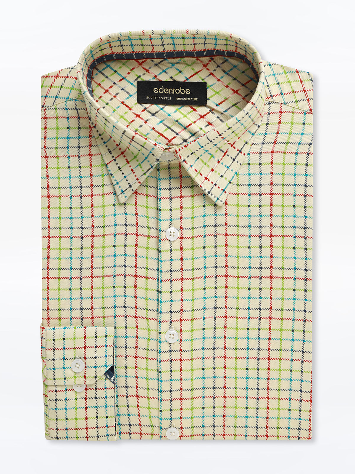 Men's Light Yellow Shirt - EMTSUC24-203