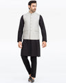 Men's Ash Grey Waist Coat - EMTWCP24-35922