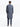 Men's Teal Blue Waist Coat Suit - EMTWCS24-004