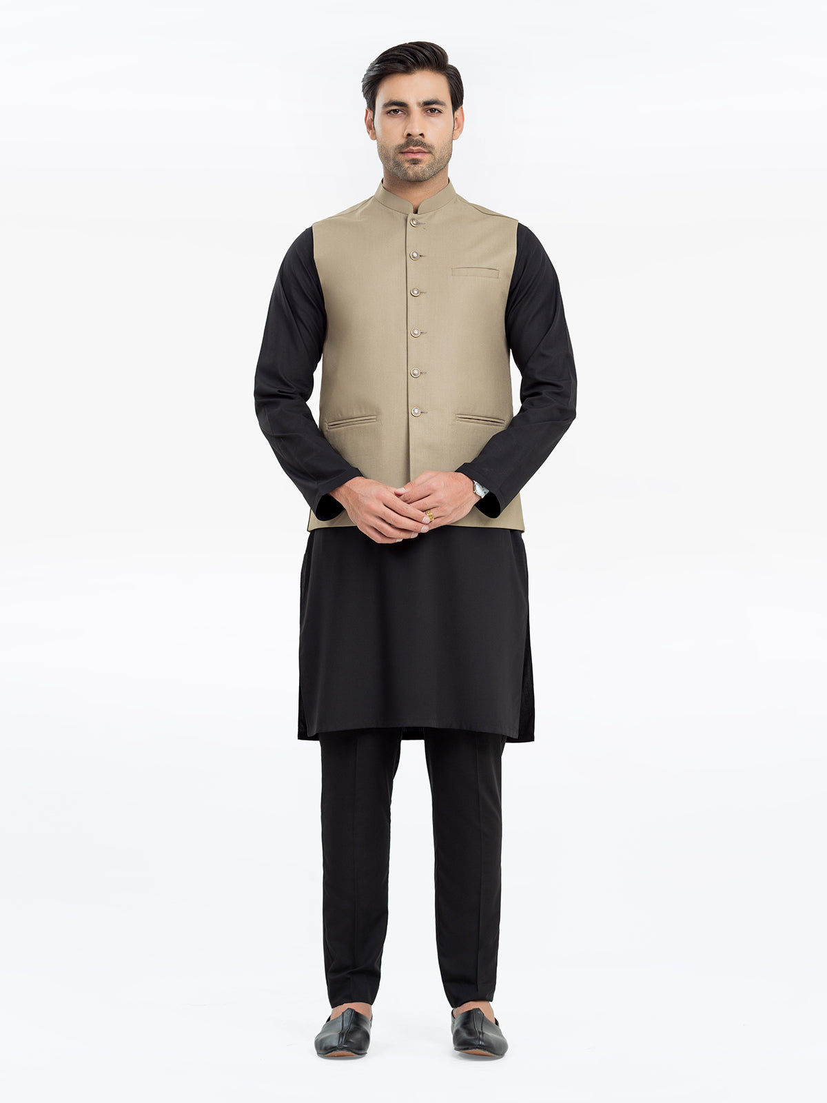 Men's Almond Waist Coat - EMTWCP24-35924