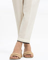 Women's Cream Trouser - EWBEB24-76586