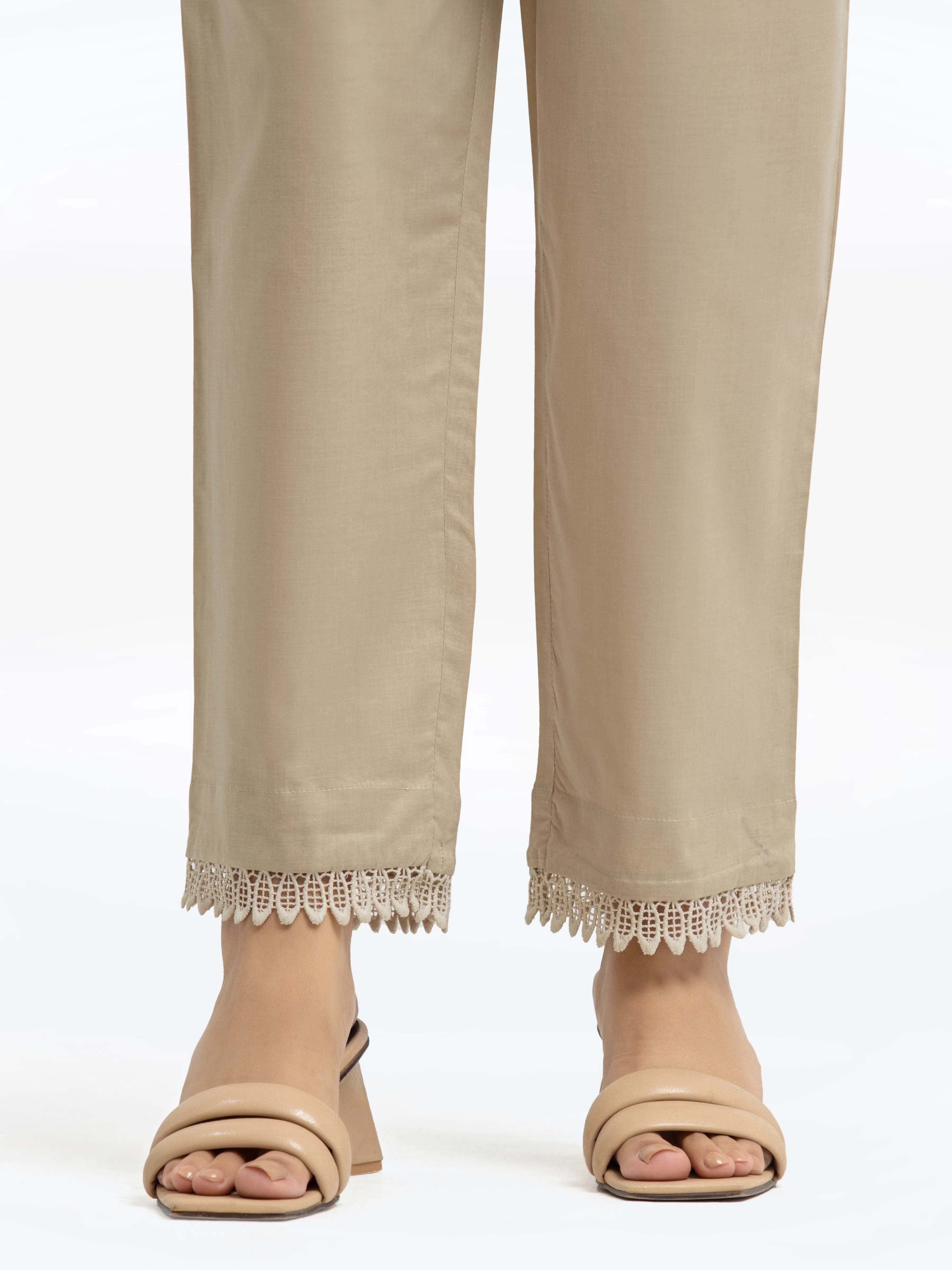 Women's Beige Trouser - EWBEB24-76589