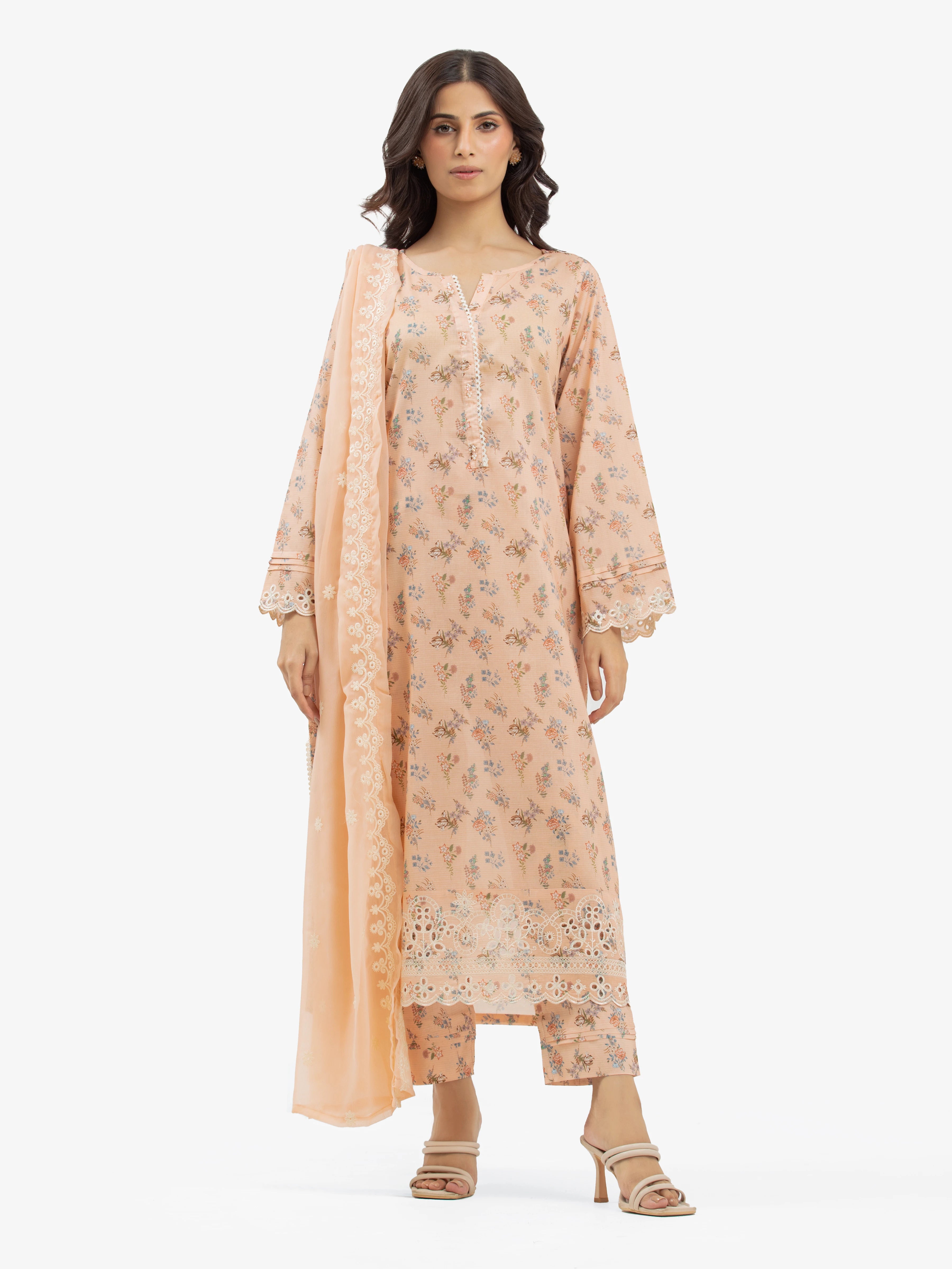 Pret 3Pc Embroidered Lawn Suit - EWTKE24-81016-3P