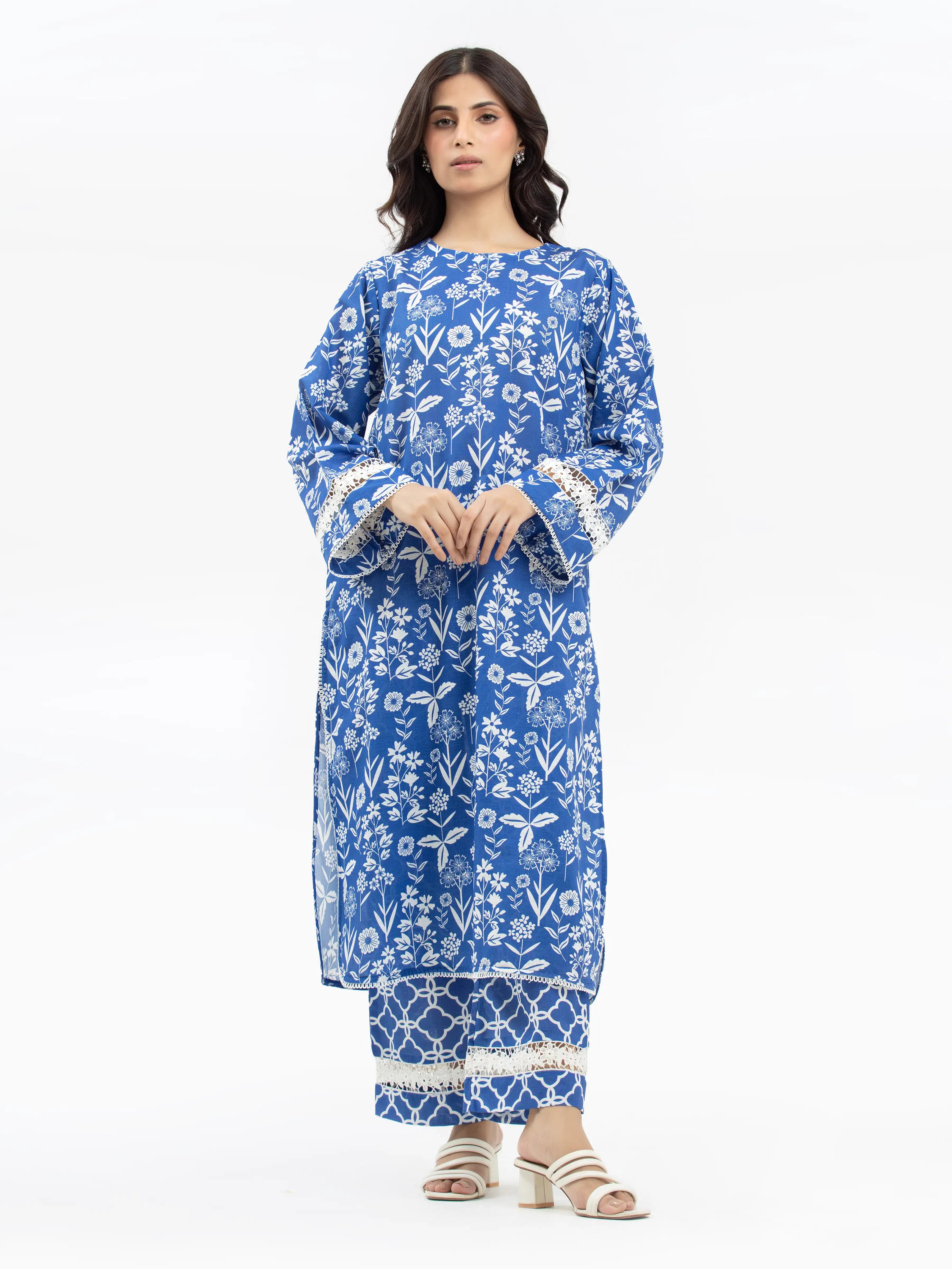 Pret 2Pc Printed Khaddar Co-Ord Set - EWTKP24-81387ST