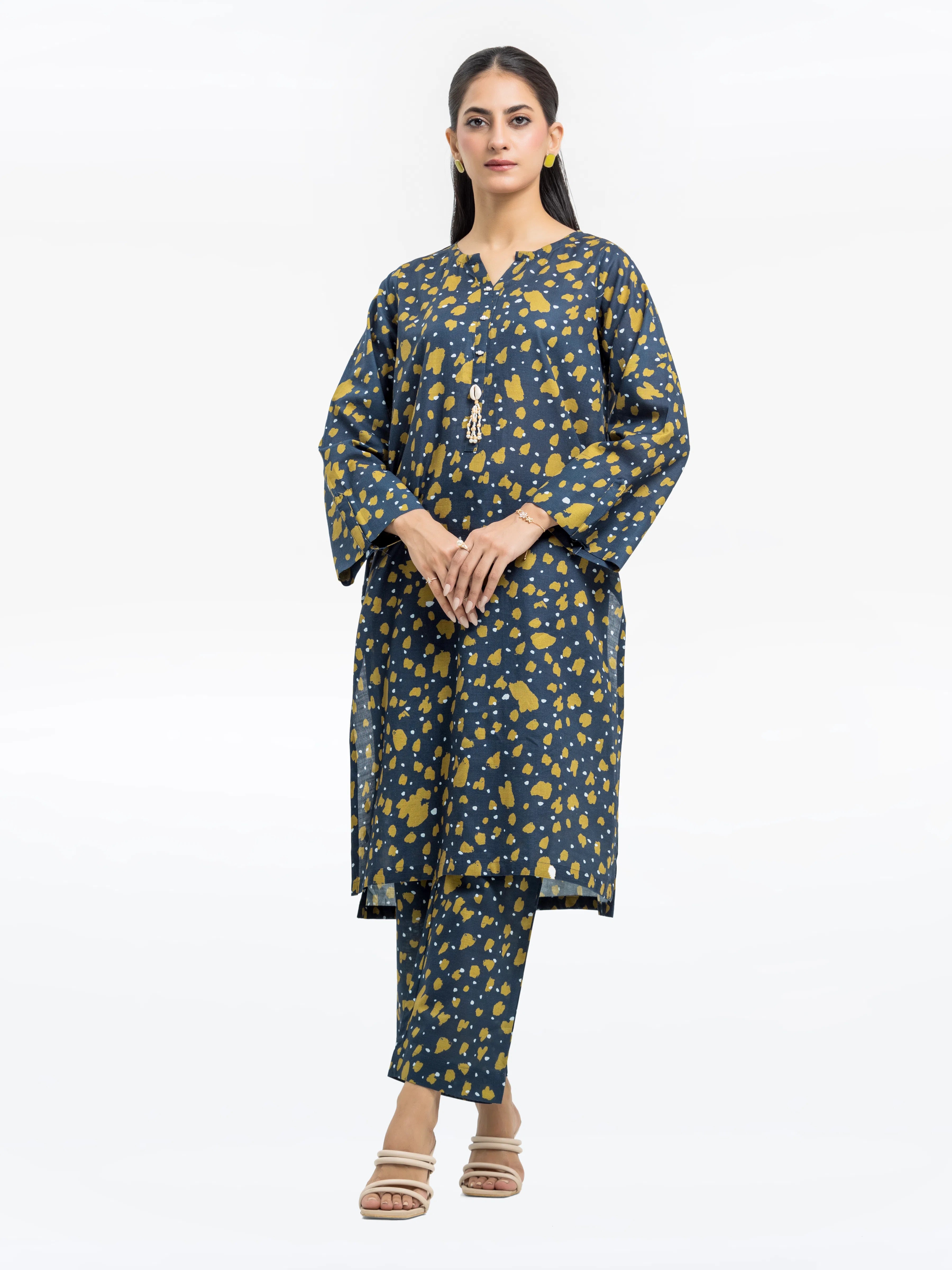 Pret 2Pc Printed Khaddar Co-Ord Set - EWTKP24-81416ST