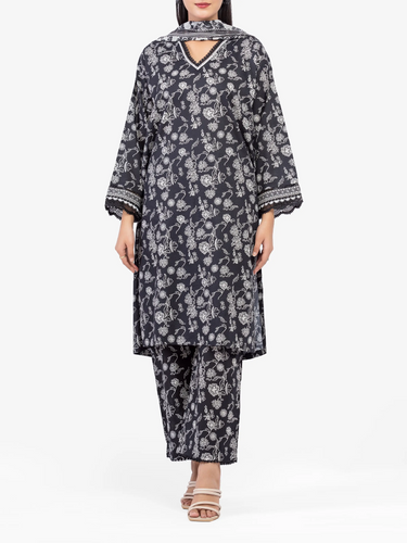 Pret 3Pc Printed Cambric Suit - EWTKP5-81702-3P