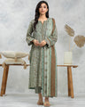 Unstitched Green Printed Lawn 3 Piece - EWU24A1-28090-3P