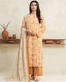 EWU24A1-29028-3P Unstitched Beige Printed Lawn 3 Piece