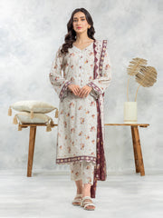 Unstitched Printed Lawn Suit - EWU24A1-29178-3P