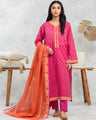 Unstitched Pink Printed Lawn 3 Piece - EWU24A1-29190-3P