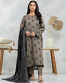 Unstitched Coffee Printed Lawn 3 Piece - EWU24A1-29472-3P