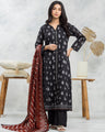 Unstitched Black Printed Lawn 3 Piece - EWU24A1-29480-3P