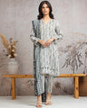 Unstitched Light Grey Printed Cambric 3 Piece - EWU24A2-29634-3P