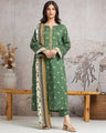 Unstitched Green Printed Cambric 3 Piece - EWU24A2-29635-3P