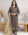 Unstitched Black Multi Printed Cambric 3 Piece - EWU24A2-29636-3P