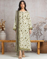 Unstitched Light Green Printed Cambric 3 Piece - EWU24A2-29641-3P