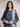 Unstitched Navy Blue Printed Khaddar 3 Piece - EWU24M2-178